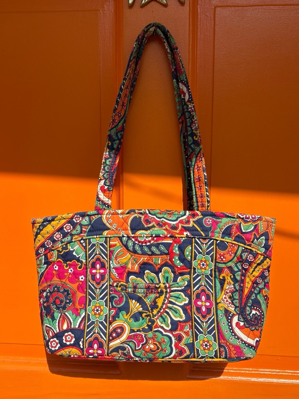 Vera Bradley Get Carried Away travel tote in Venetian Paisley
